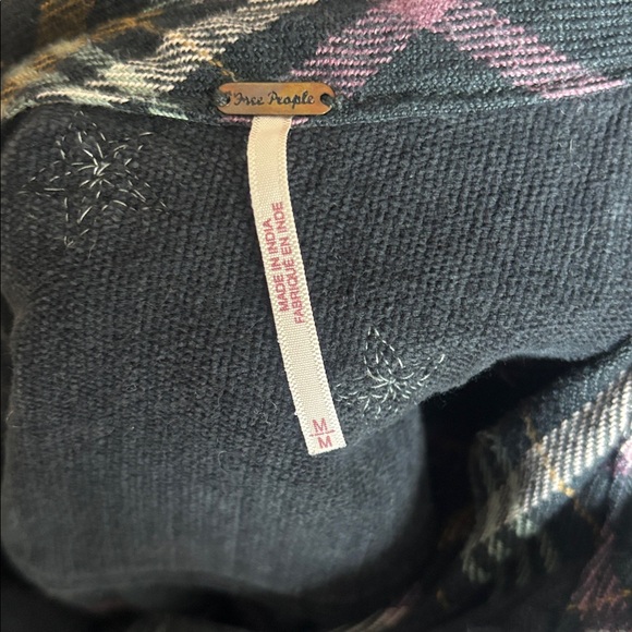 Free People Star Constellations Within Too Sequin Star Flannel Top - Picture 6 of 15